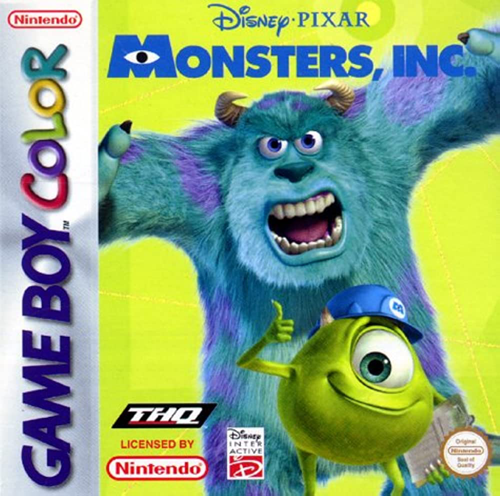 Disney Pixar Monsters, Inc Used GBC Games For Sale