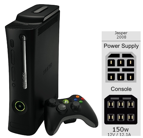 Shops Xbox 360 Jasper w/ 4 Games