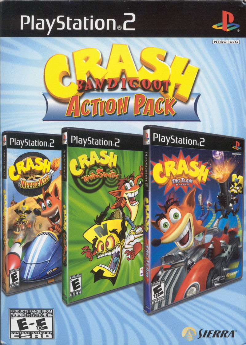 Crash Bandicoot Action Pack - PS2