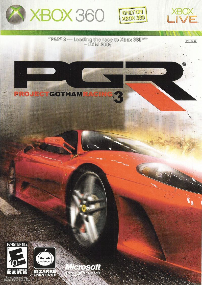 PGR: Project Gotham Racing 3 - Xbox 360