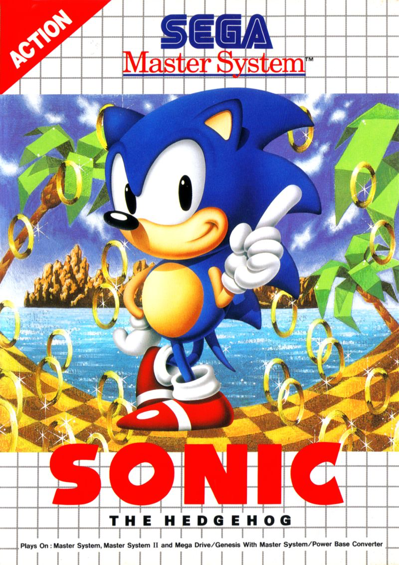 Sonic the Hedgehog (UPC STICKER) - Master System