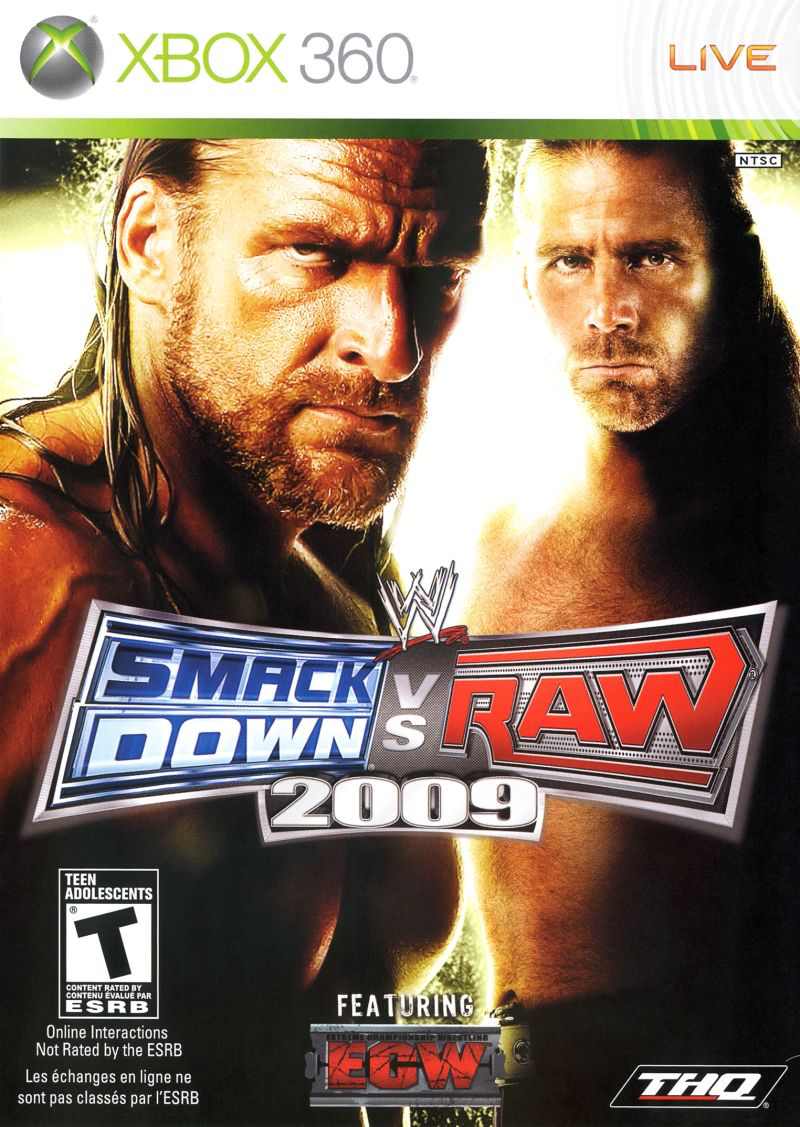 WWE SmackDown vs. Raw 2009 Used Xbox 360 Games For Sale