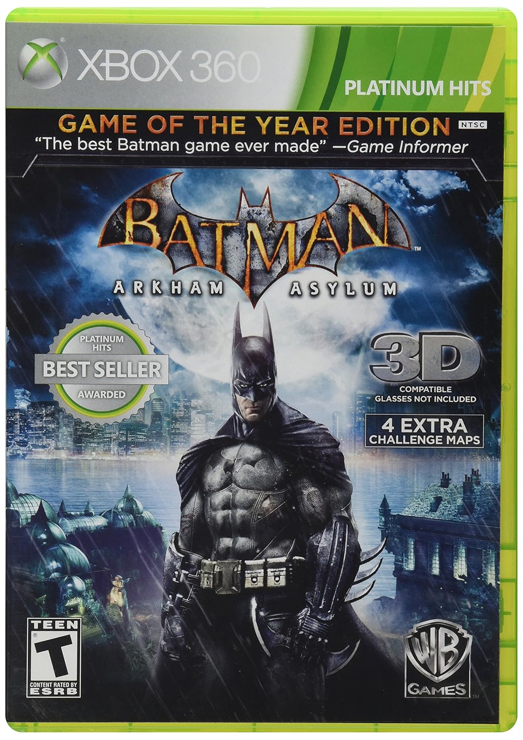 Batman: Arkham Asylum Platinum Hits - Game of the Year Edition - Xbox 360