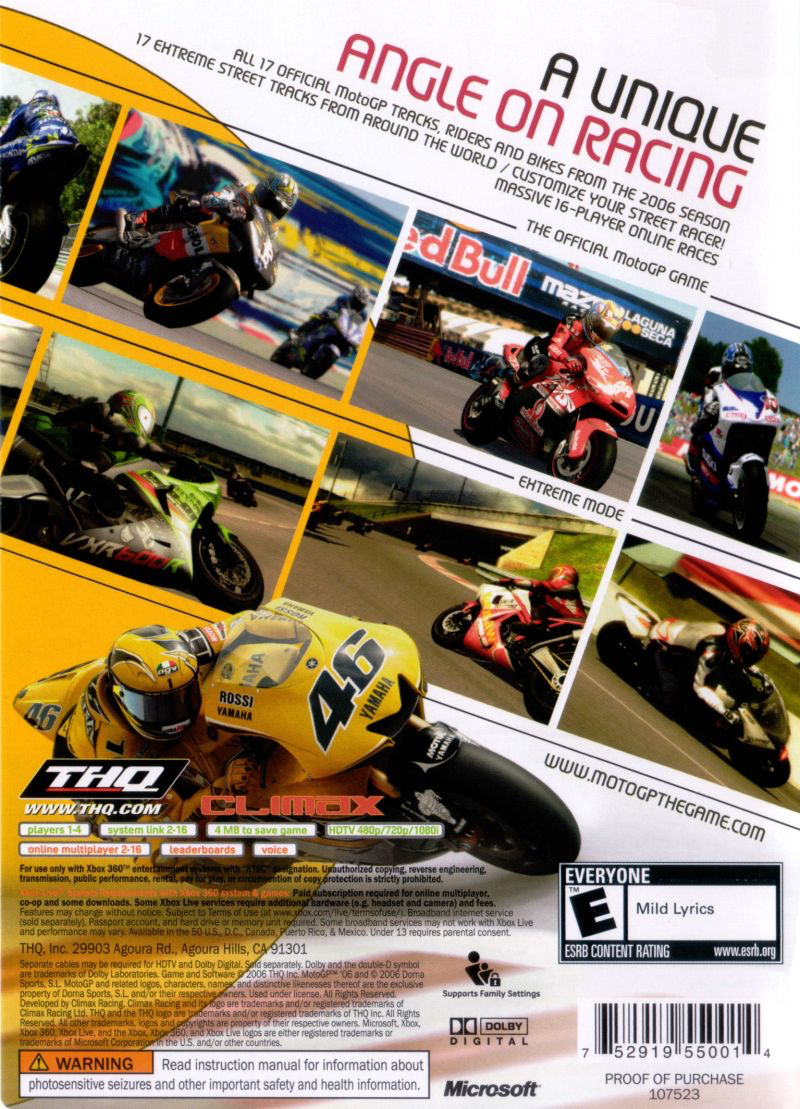 Moto GP 06 - Xbox 360