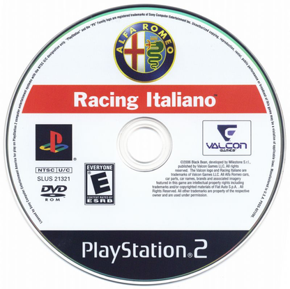 Alfa Romeo Racing Italiano - PS2