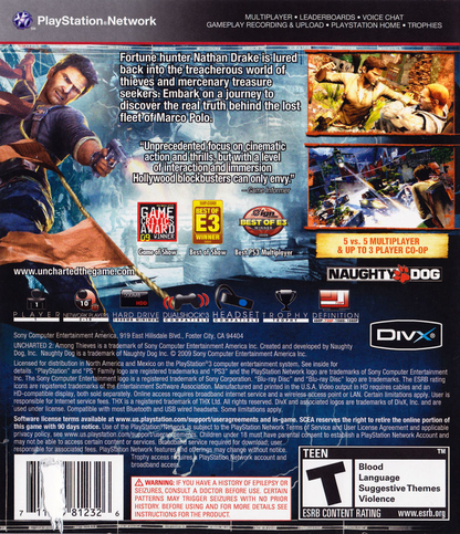 Uncharted 2: Among Thieves - PS3