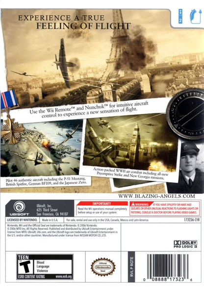 Blazing Angels: Squadrons of WWII - Wii