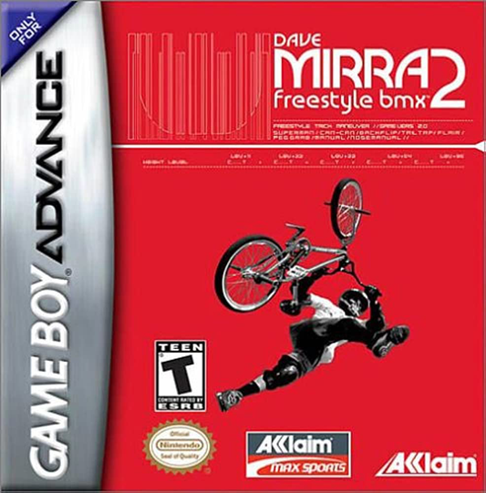 Dave Mirra Freestyle BMX 2 - GBA