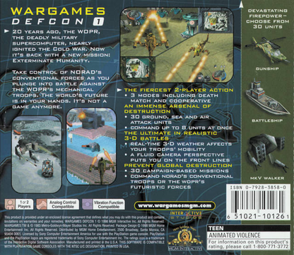 War Games: Defcon 1 - PS1