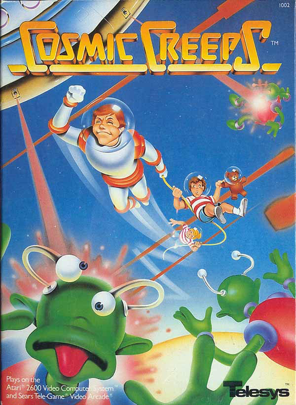 Cosmic Creeps (Telesys Cartridge) - Atari 2600