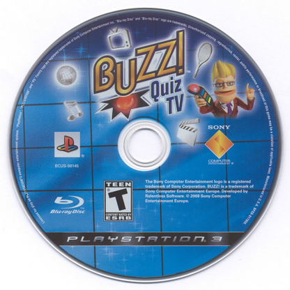 Buzz! Quiz TV - PS3