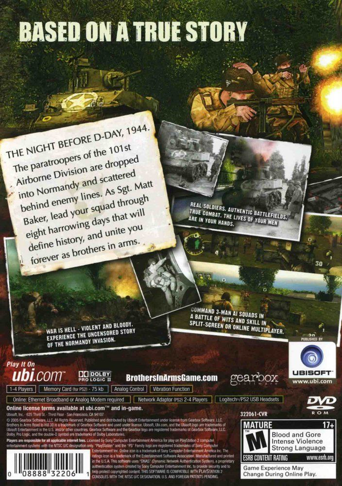 Brothers in Arms: Road to Hill 30 - PS2