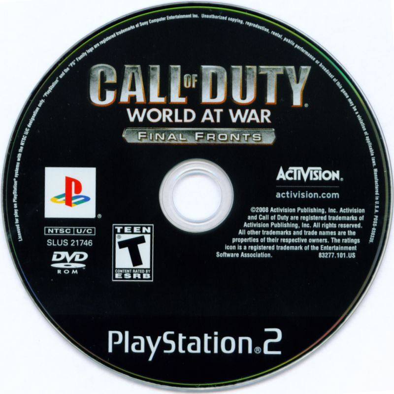 Call of Duty World At War Final Fronts - PS2