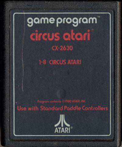 Circus Atari (Text Label) - Atari 2600