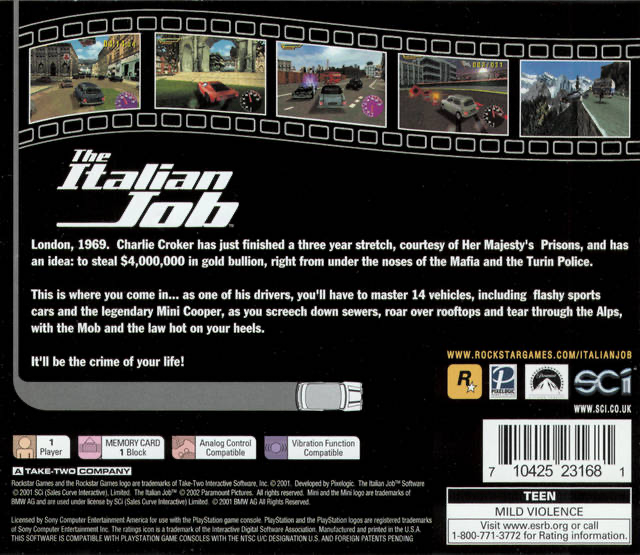 Italian Job, The - PS1