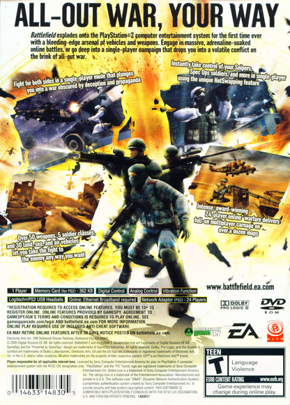 Battlefield 2: Modern Combat - PS2