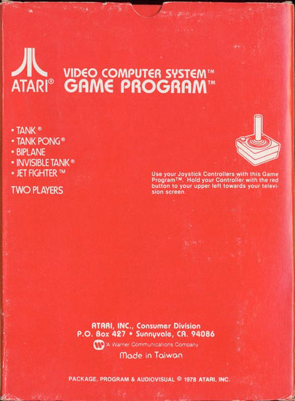 Combat (Text Label) - Atari 2600