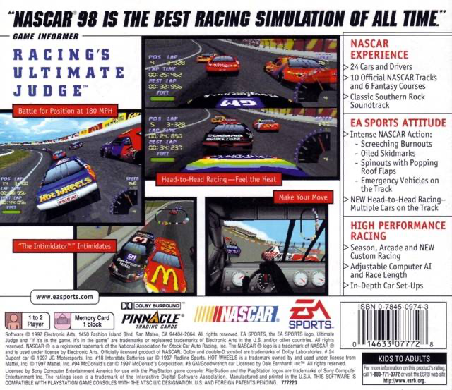 NASCAR 98 - PS1