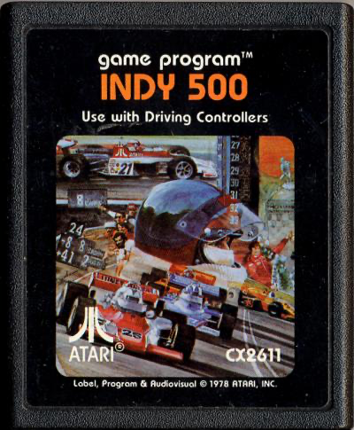 Indy 500 (Picture Label) - Atari 2600