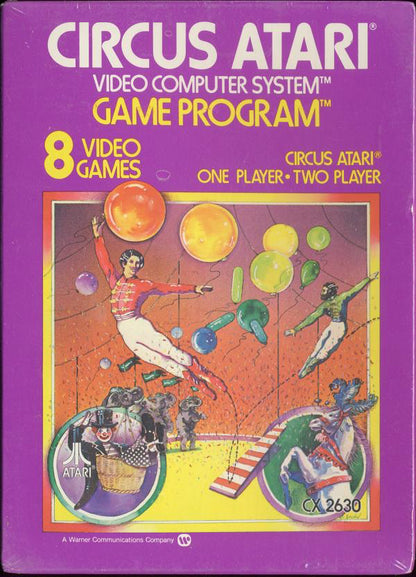 Circus Atari (Text Label) - Atari 2600