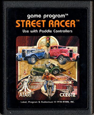 Street Racer (Picture Label) - Atari 2600