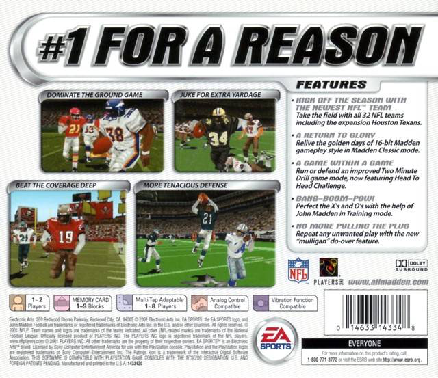 Madden 2002 - PS1