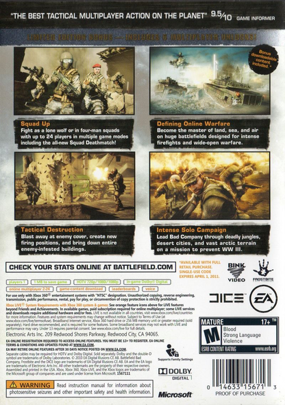 Battlefield: Bad Company 2 - Limited Edition - Xbox 360