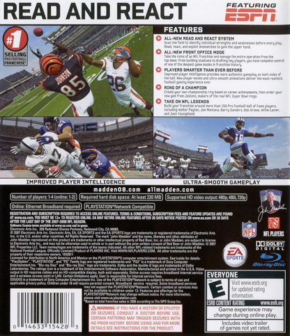 Madden NFL 08 - PS3