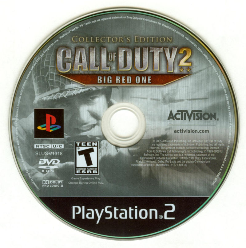 Call of Duty 2 Big Red One - Collector's Edition - PS2