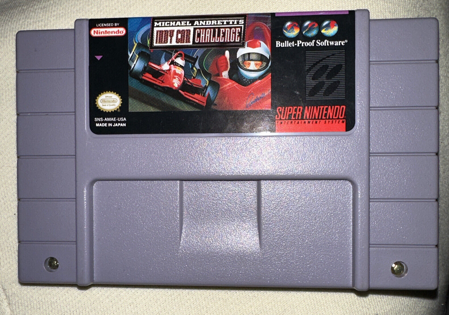 Michael Andretti's Indy Car Challenge - SNES