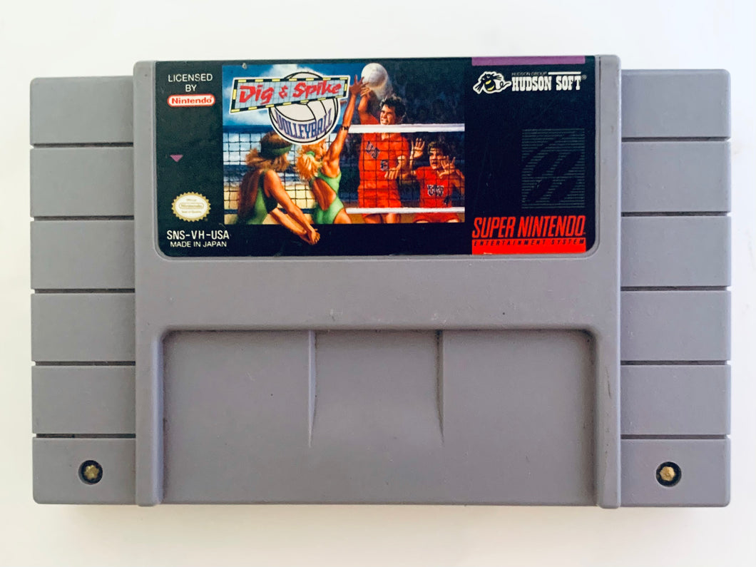 Dig & Spike Volleyball Used SNES Games For Sale Retro Store