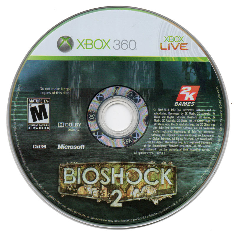 Bioshock 2 Platinum Hits - Xbox 360