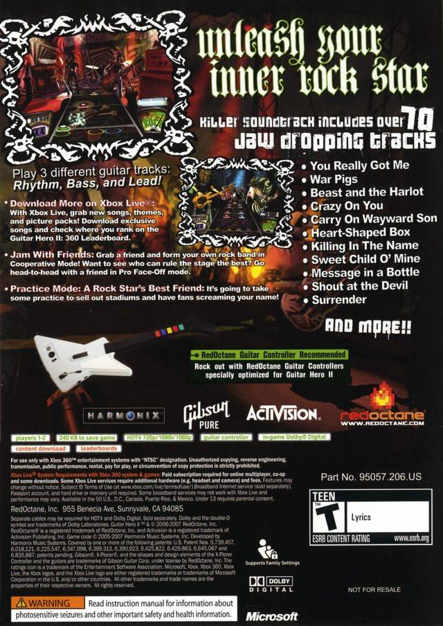 Guitar Hero 2 - Xbox 360