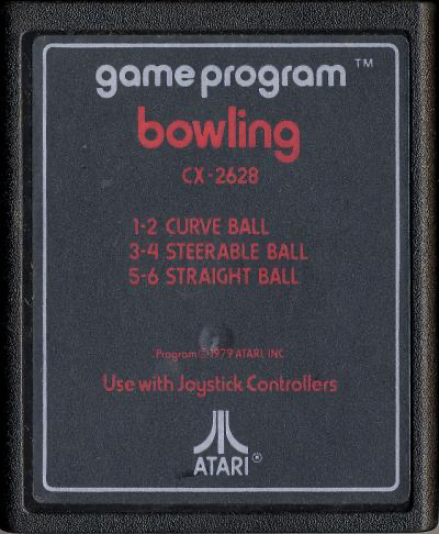 Bowling (Text Label) - Atari 2600