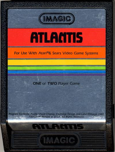 Atlantis (Text Label) - Atari 2600