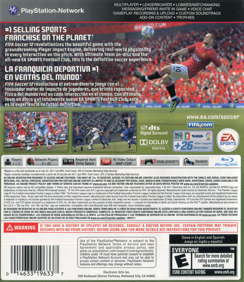 FIFA Soccer 12 - PS3