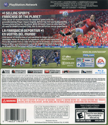 FIFA Soccer 12 - PS3