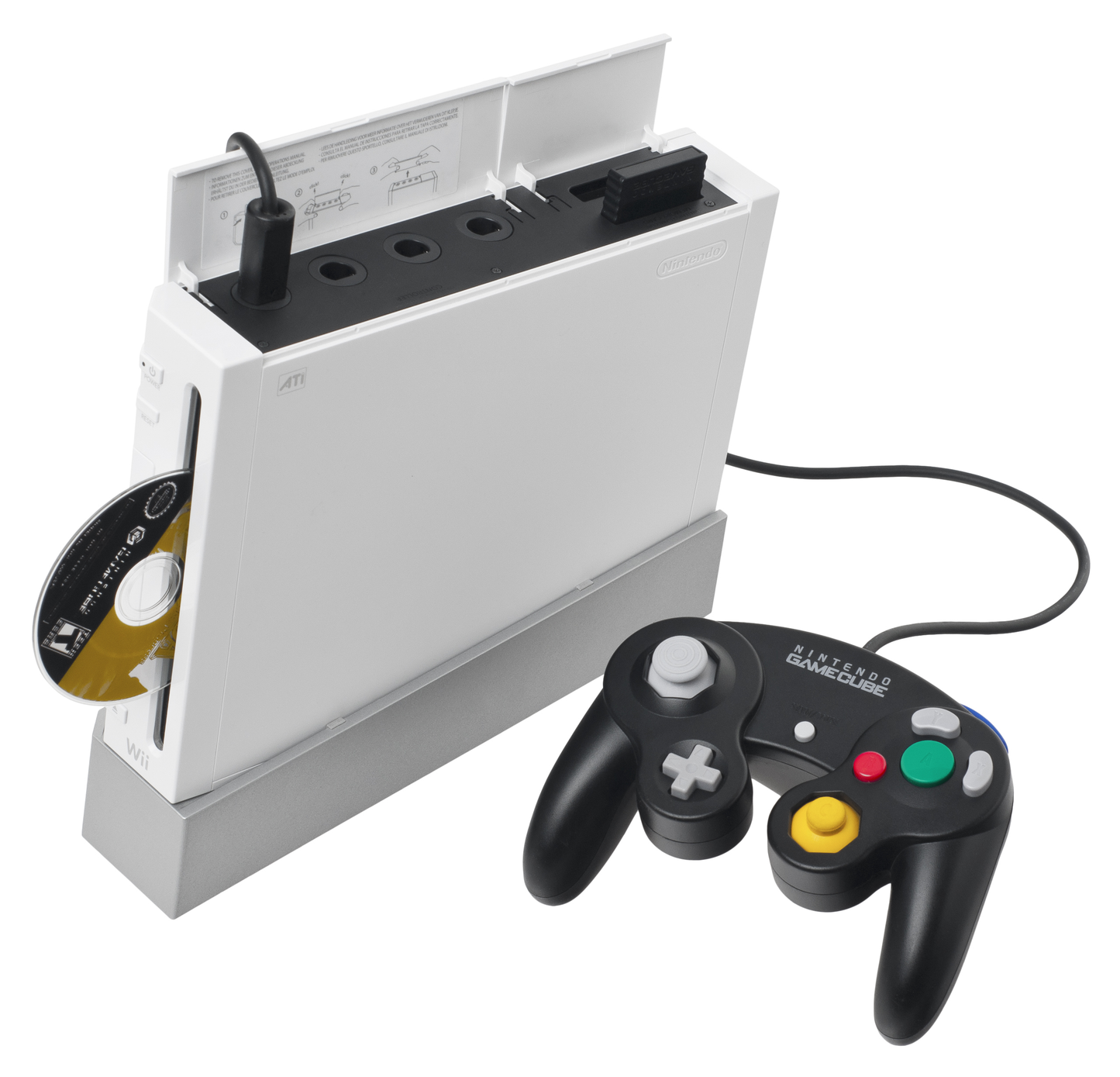 Console System Pack | White Gamecube Compatible (RVL-001) - Wii