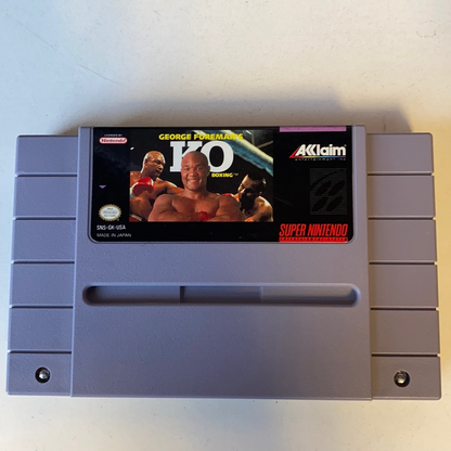 George Foreman's KO Boxing - SNES