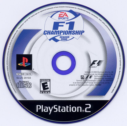 F1 Championship Season 2000 - PS2