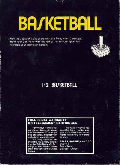 Basketball (Tele-Games 49-75113) - Atari 2600