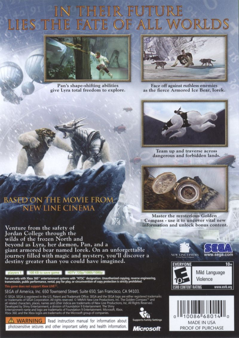 Golden Compass, The - Xbox 360