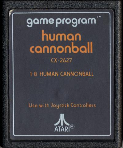 Human Cannonball (Text Label) - Atari 2600