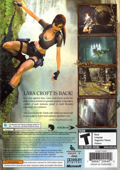 Tomb Raider: Legend - Xbox 360