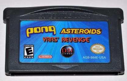 Pong + Asteroids + Yars' Revenge - GBA