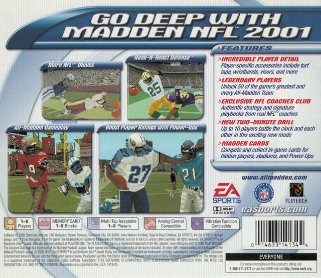 Madden 2001 - PS1