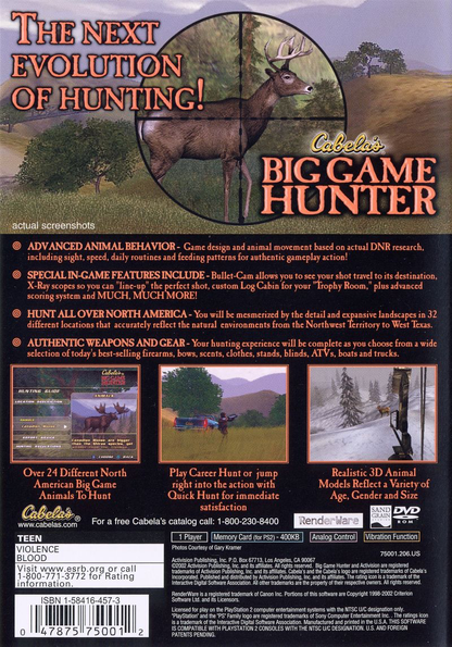 Cabela's Big Game Hunter - PS2