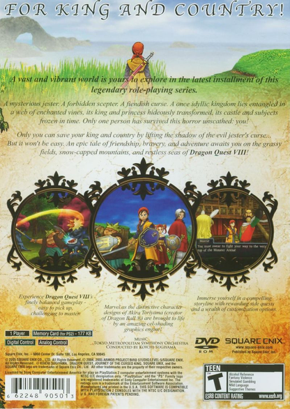 Dragon Quest VIII: Journey of the Cursed King - PS2