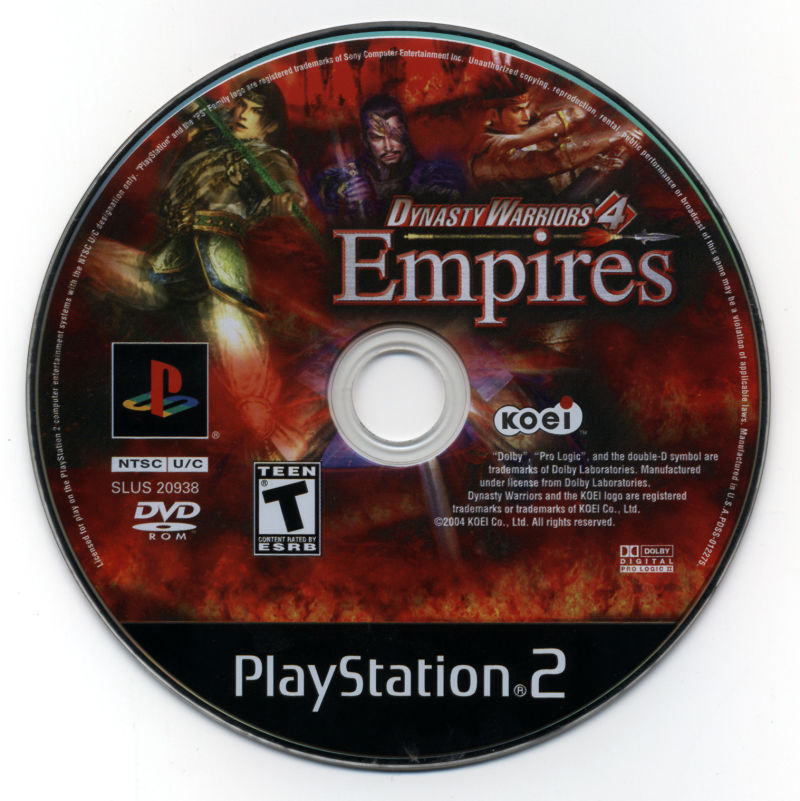 Dynasty Warriors 4 Empires - PS2