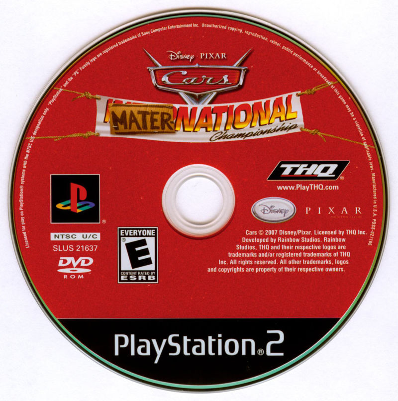 Cars Mater National Championship - PS2